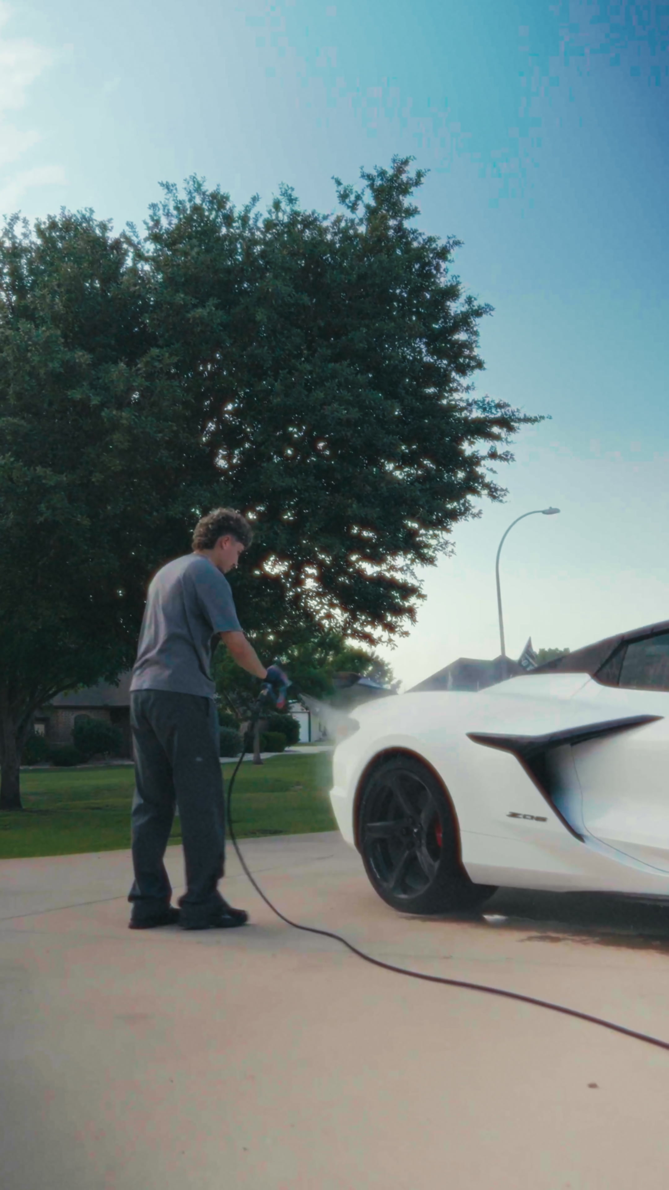 Pressure wash